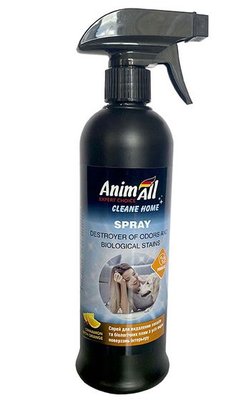 Спрей Animall Cleane Home гіпоалергенний, кориця та апельсин, ліквідатор запахів і біологічних плям, 500 мл 7268 фото