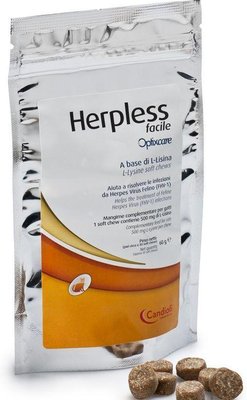 Херплес Кандіолі Herpless Candioli таблетки для лікування герпевирусной інфекції у кішок, 30 таблеток по 2 гр 4204 фото