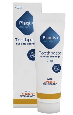 Зубна паста Plaqtiv+ Toothpaste із солодовим смаком для собак та котів, 70 гр (8886) 5657 фото