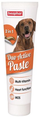 Дуо Актив Паста Duo Active Pasta Beaphar мультивітамінна добавка для імунної системи і травного тракту собак, 100 гр 434 фото