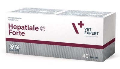 Гепатіале Форте Vetexpert Hepatiale Forte вітаміни гепатопротектор для собак та кішок, 40 таблеток 671 фото