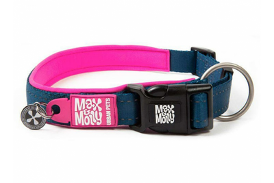 Нашийник Рожевий Матрикс Max & Molly Smart ID Collar Matrix Pink XS з QR-кодом для собак, обхват шиї 22 - 35 см (212081) 5762 фото