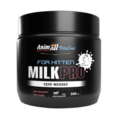 AnimAll VetLine АнімАлл Ветлайн Milk Pro For Kitten сухе молоко для кошенят, 300 гр 1005 фото
