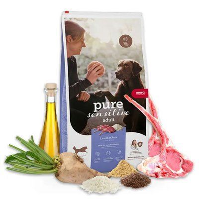 Мера Mera Pure Sensitive Dog Adult Lamm & Reis сухой корм с ягнёнком для средних и больших собак, 12,5 кг (056650) 056650 фото