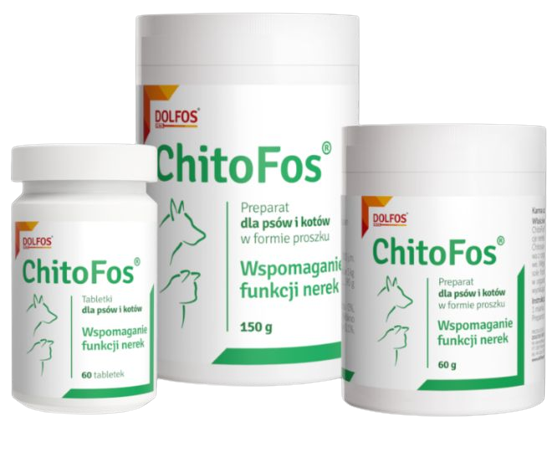 Хітофос ChitoFos Dolfos порошок, підтримка функції нирок при ХНН у собак і кішок, 150 гр 1591 фото
