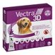 Вектра 3D Vectra 3D Ceva капли от блох, клещей, комаров для собак весом от 25 до 40 кг, 3 пипетки 897 фото 1