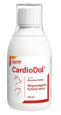 Кардіодол Долфос Cardiodol Dоlfos амінокислоти для серцевого м'яза собак і кішок, 250 мл сироп 56 фото