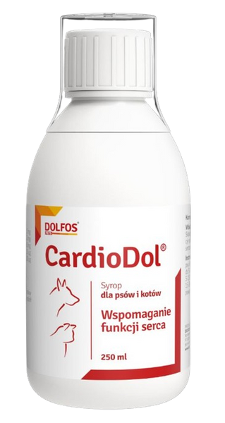 Кардиодол Долфос Cardiodol Dоlfos аминокислоты для сердечной мышцы собак и кошек, 250 мл сироп 56 фото