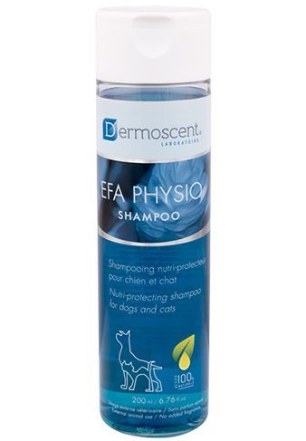 Шампунь Dermoscent Efa Physio Shampoo питательный и защитный, для всех типов кожи собак и кошек, 200 мл 5918 фото