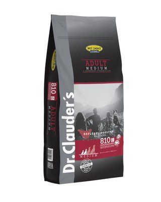 Dr. Clauder's Dog Best Choice Adult Medium з домашньою птицею та рисом, сухий корм для середніх і дрібних собак, 12,5 кг 7925 фото