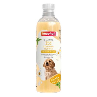 Шампунь Beaphar Shampoo for Puppy Camomile & Aloe Vera экстрамягкий с ромашкой и алоэ для щенков, 250 мл (19905) 7340 фото