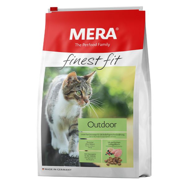 Мера Mera Finest Fit Adult Outdoor Cat сухой корм с птицей и лесными ягодами для кошек, бывающих на улице, 4 кг (033834) 6454 фото