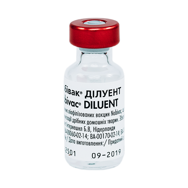 Нобівак® Дилуент Nobivac® Diluent розчинник для вакцин, 1 флакон 4029 фото