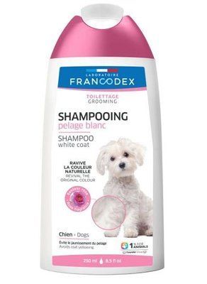 Шампунь Francodex White Coat Dog Shampoo для собак с белой шерстью, 250 мл  7169 фото
