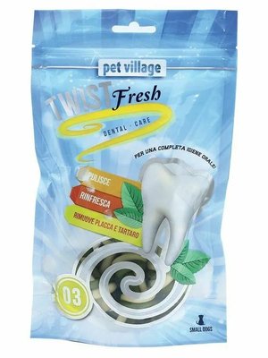 Twist Fresh 03 Dual Dental Care Soft Bone for Small Dogs стоматологическое лакомство для мелких собак, 100 гр (5200010003) 5713 фото
