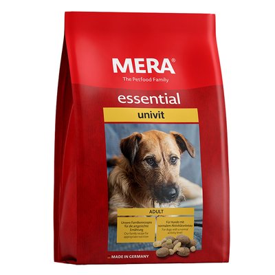 Мера Mera Essential Univit повнораціонний сухий корм із м'ясом птиці для дорослих собак, 2 кг (061442 - 1430) 6490 фото