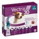 Вектра 3D Vectra 3D Ceva краплі від бліх, кліщів, комарів для собак вагою від 4 до 10 кг, 3 піпетки 895 фото 1