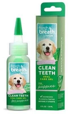 Тропіклін Свіже Дихання TropiClean Oral Care Gel Clean Teeth (No Brush) гель для чищення зубів у щенят, 59 мл 5417 фото