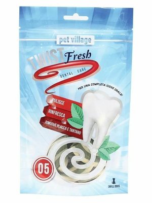 Twist Fresh 05 Dual Dental Care Bites for Small Dogs стоматологическое лакомство для мелких собак, 100 гр (5200010005) 5714 фото