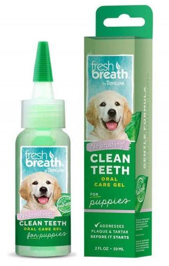Тропиклин Свежее Дыхание TropiClean Oral Care Gel Clean Teeth (No Brush) гель для чистки зубов у щенков, 59 мл (001954) 5417 фото