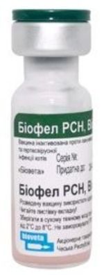 Биофел PCH Biofel PCH вакцина против кальцивируса панлейкопении и герпесвируса у кошек, 1 мл 1188 фото