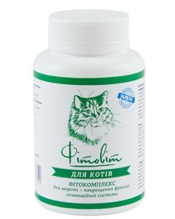 Фитокомплекс Природа для шерсти с профилактикой мочекаменной болезни для кошек, 100 таблеток 4951 фото