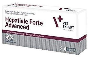 Гепатіале Форте Адвансед Vetexpert Hepatiale Forte Advanced гепатопротектор для собак та кішок, 30 таблеток 636 фото