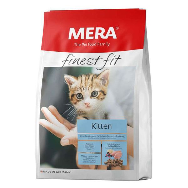 Мера Mera Finest Fit Kitten сухой корм с птицей и лесными ягодами для котят от 2 до 12 месяцев, 4 кг (033634) 6442 фото