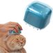 Cheerble Pet Brush Candy Blue голубая силиконовая массажная щётка-расческа для кошек (С0121) 6037 фото 2