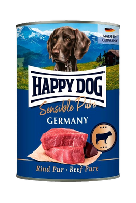 Happy Dog Sensible Pure Rind (Beef Pure) консервований корм із яловичиною для дорослих собак, 800 гр (61070) 7388 фото