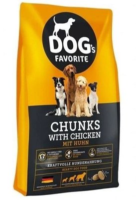 Happy Dog Dog's Favorite Chunks with Chicken ( mit Huhn ) сухий корм із куркою для собак усіх порід, 15 кг (60946) 6848 фото
