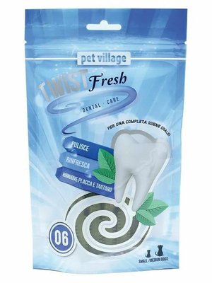 Twist Fresh 06 Dental Care 360° Bones стоматологічні ласощі для дрібних та середніх собак, 100 гр (5200010006) 5716 фото