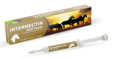Інтермектін Дуо Паста IIntermectin Duo Paste препарат від глистів для коней, шприц 7,74 гр 1081 фото