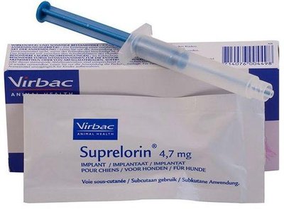 Супрелорін 4,7 мг Suprelorin протизаплідний засіб для собак, котів та тхорів, 2 чіпа+аплікатор 479 фото