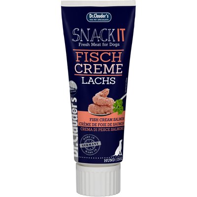 Dr.Clauder's Snack IT Fish Cream Salmon for Dogs крем-снек із лососем, ласощі для собак, 75 гр 7913 фото