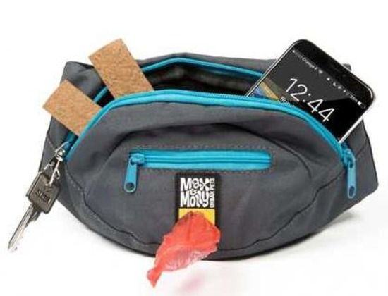 Поясна сумка Max & Molly Waist Bag Sky Blue під блакитні кольори амуніції собак (702005) 5818 фото