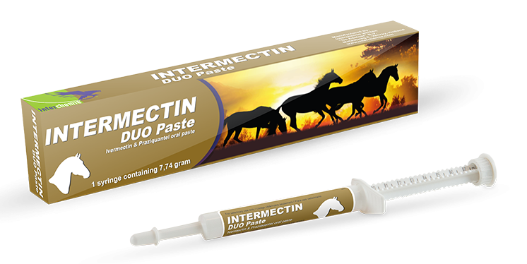Интермектин Дуо Паста Intermectin Duo Paste препарат от глистов для лошадей, шприц 7,74 гр 1081 фото