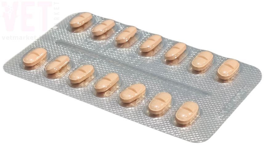 Банацеп Вет 20 мг Calier Banacep Vet 20 mg при серцевій застійній недостатності у собак, вагою більше 20 кг, 14 таблеток 15523 фото