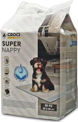 Одноразові пелюшки для собак Croci Super Nappy 60*60 см, 50 пелюшок в упаковці (C6020980) 5210 фото