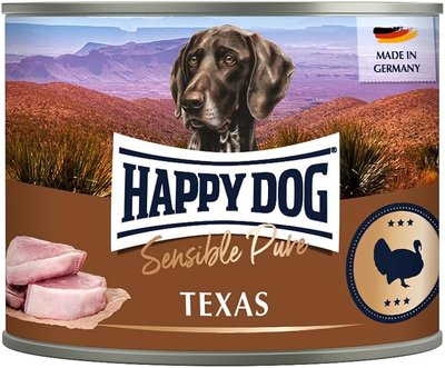 Happy Dog Sensible Truthahn Pur Ds ( Turkey Pure) консервированный корм с индейкой для взрослых собак, 200 гр (02730) 7389 фото