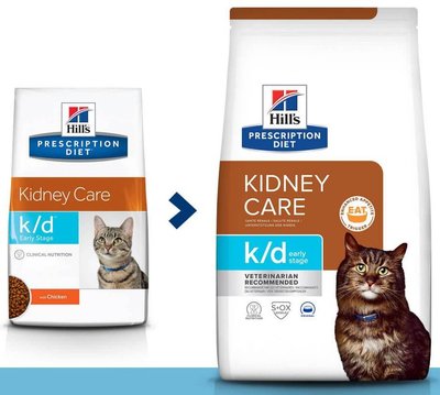 Хілс Hills (Хілс) PD Feline k-d Early Stage корм для котів при захворюваннях нирок на ранній стадії, 1,5 кг (605994) 7541 фото