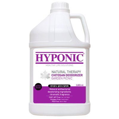 Дезодорант Садовый Пикник Hyponic Chitosan Deodorizer Garden Picnic Scent хитозан, для кощек и собак, 3,8 л (H3DO1AL3800GLKNN) 7491 фото