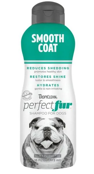Шампунь Тропиклин Идеальная Шерсть TropiClean PerfectFur Smooth Coat Shampoo для собак с гладкой шерстью, 473 мл (000179) 5626 фото
