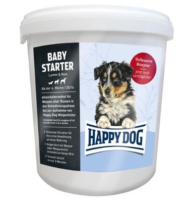 Happy Dog Baby Starter повноцінний збалансований сухий корм для цуценят усіх порід від 3 до 6 тижнів, 4 кг (60988) 6851 фото