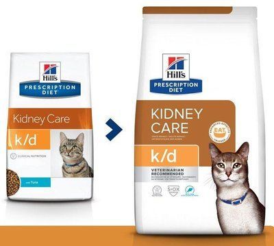 Хилс Hill's PD Feline K/D Kidney Care лечебный корм для кошек при заболеваниях почек и сердца, 1,5 кг (607647) 7544 фото