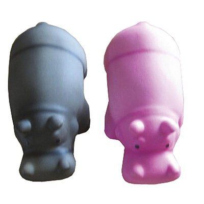 Игрушка для собак TETRAPET Toys Fun, латексный бегемотик с пищалкой, 16 см 487,53 фото