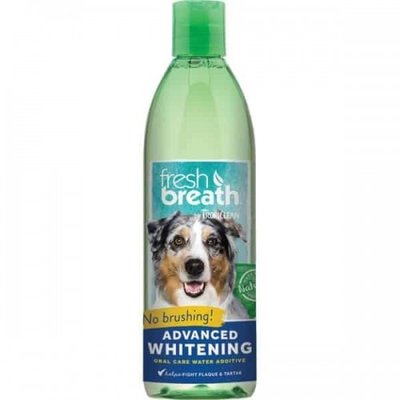 Добавка у воду Тропіклін Свіже Дихання TropiClean Fresh Breath Advanced Whitening відбілююча для собак, 473 мл 5422 фото