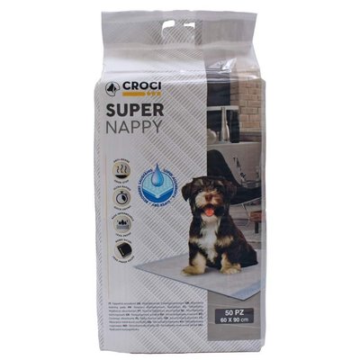 Одноразові пелюшки для собак Croci Super Nappy 90*60 см, 50 пелюшок в упаковці (C6020953) 5212 фото