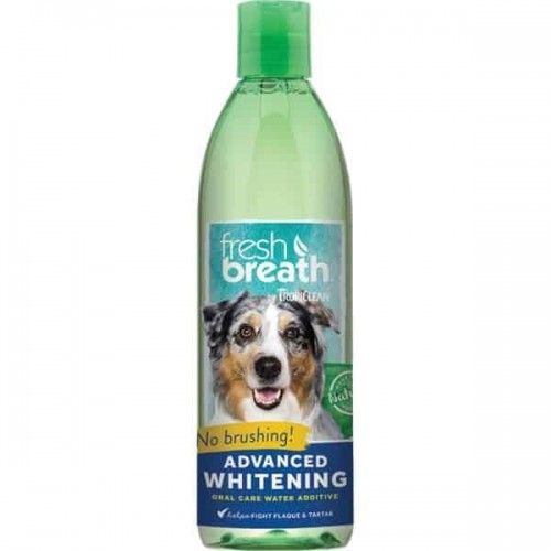 Добавка в воду Тропиклин Свежее Дыхание TropiClean Fresh Breath Advanced Whitening отбеливающая для собак, 473 мл 5422 фото