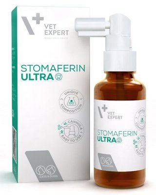 Стомаферин Ультра VetExpert Stomaferin Ultra гель для підтримки здоров'я ротової порожнини у котів та собак, 30 мл 5298 фото